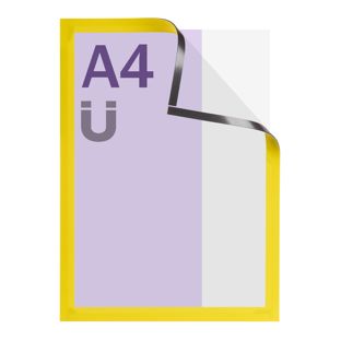 Magnetrahmen A4, magnetisch gelb