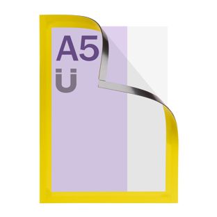 Magnetrahmen A5, magnetisch gelb