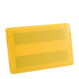 Etikettentaschen magnetisch 100 x 60 mm | gelb