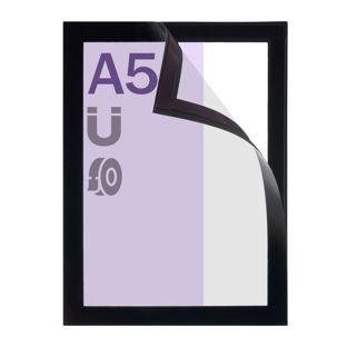 Magnetrahmen A5, selbstklebend randklebend (best price) | schwarz