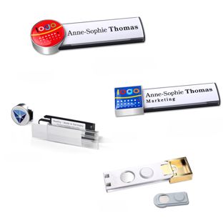 Porte-badges amigo® doming aimant 
