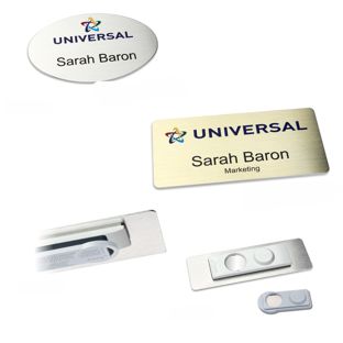 Porte-badges aluline-plus® alu-complete aimant 