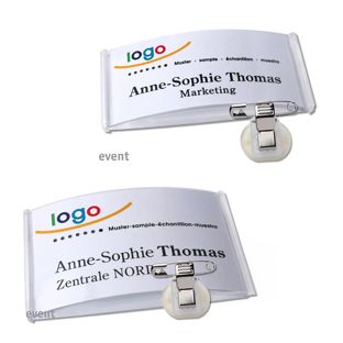 Porte-badges avec pince event 