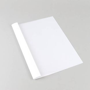 Chemise à œillets A4, carton lin, 45 feuilles, blanc  | 4 mm