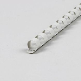 Plastikbinderücken A4, rund 10 mm | grau