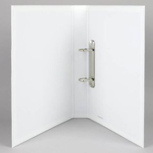 Präsentationsringbuch A4 weiß | 30 mm | Pappe, PP | 2-D-Ring-Mechanik