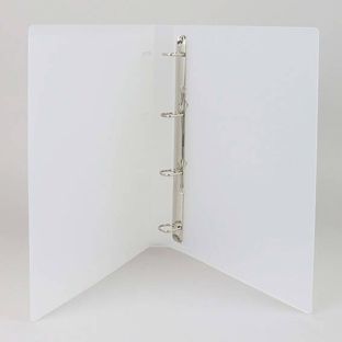 Präsentationsringbuch A4 transparent | 20 mm | PP | 4-D-Ring-Mechanik