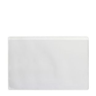 Visitenkartentaschen, selbstklebend, PP-Folie Vorderfolie verkürzt | 95 x 60 mm