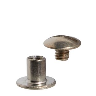 Vis de reliure, acier inoxydable 5 mm