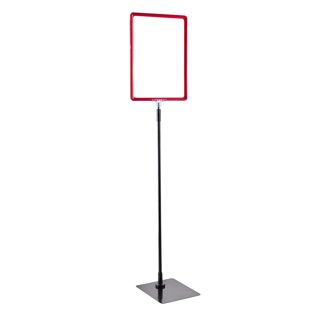 Cadre pour affiche avec pied et support (kit) A4 null | null | surface d'appui: noir
