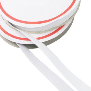 Bande auto-agrippante et auto-adhésive, kit de 25 m de bande à crochets et 25 m de bande à boucles 25 mm | blanc 