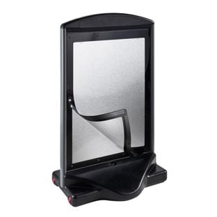 Kundenstopper ICON A1 Outdoor, schwarz 