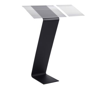 Bodenaufsteller Acryl A3 CAPTION Pro Exclusive Kombi schwarz | matt | 3 Stück im Karton (best price)