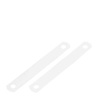 Compresseur reliure plastique 120 x 12 mm, blanc 
