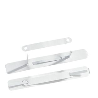 Mécanismes de reliure en carton, autocollants, blancs, 150 x 20 mm 