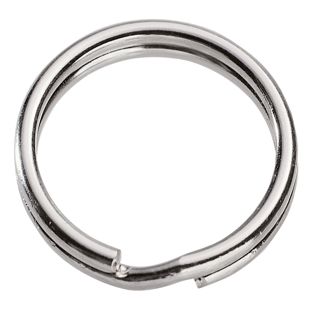 Anneaux pour porte-clé, nickelée 24 mm