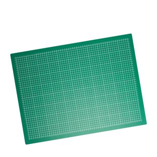 Schneidematte A2, 60 x 45 cm, selbstheilend, mit Raster grün|schwarz 