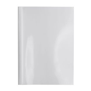 Thermobindemappe A4, Karton, bis 15 Blatt, weiß 1,5 mm