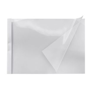 Thermobindemappe A4 Quer, Karton, bis 30 Blatt, weiß 3 mm
