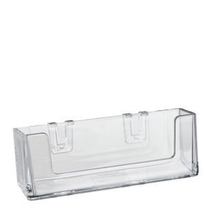 Porte-cartes de visite avec clip, 1 compartiment, paysage, polystyrène, Taymar 