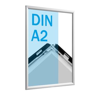 Cadre clic-clac rabattable, aluminium, A2 