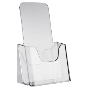 Porte-brochure, polystyrène, transparent PTXF 1 x 1/3 A4 