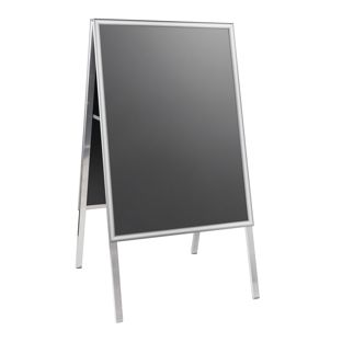 Kundenstopper A1 AIR-STOP, 25 mm Profil silber  | Gehrung 