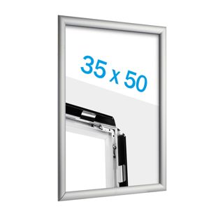 Cadre clic-clac, aluminium, B3 25 mm 