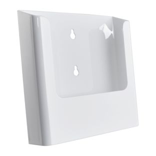 Porte-brochures mural, polystyrène, transparent PTXD, 1 x null | A5