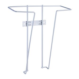 Wandprospekthalter JACKSON aus Draht, A4, silber, Fächer 1