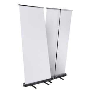 Roll Up Standard, ohne Druck, 200 x 85 cm | schwarz 