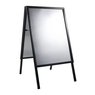 Kundenstopper A1 SOLID-STOP Pro, 32mm, Gehrung, Dichtung schwarz 