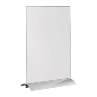 T-Aufsteller mit Aluminumklemmfuß A4  | Hochformat 