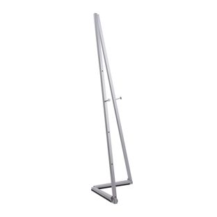 Mobile Staffelei DA VINCI aus Aluminium silber  | 1500 mm | ohne Tragetasche 