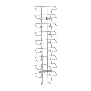 Wandprospekthalter JACKSON aus Draht, Metall, silber 9 | Querformat | A6