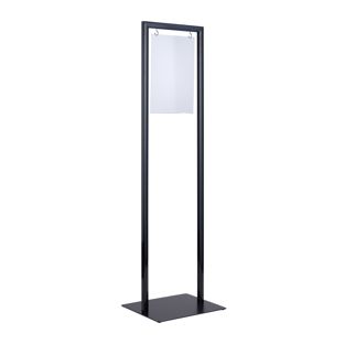 Porte-affiche sur pied Swing A4, noir 