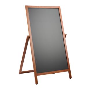 Stop-trottoir bois FLIP, 490 x 890 mm brun