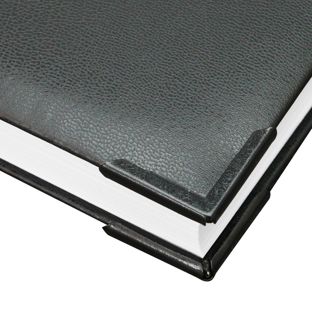 Buchecken Metall PS 31 - 31 x 31 mm  | schwarz lackiert 