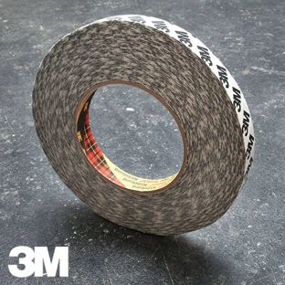 3M 9086, Doppelseitiges Papiervlies-Klebeband, sehr starker Acrylatklebstoff 15 mm