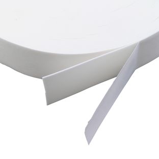 Doppelseitiges PE-Schaumklebeband, weiß, 1 mm dick, stark haftend, EL100 50 mm