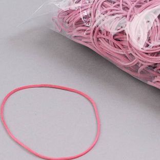 Elastiques en caoutchouc, rouge 100 mm | 1 mm