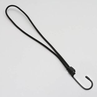 Tendeur élastique avec crochet métallique 300 mm | noir 