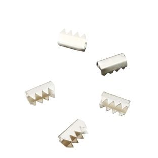 Ferret métallique, 9 x 4,4 x 5,5 mm, nickelée 