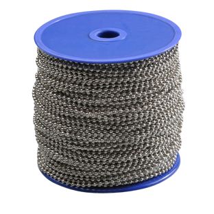 Kugelketten auf Rolle 50 m | 3.2 mm | silber  | Metall 