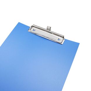 Pince pour porte-bloc, argen 100 x 30 mm  | avec porte-crayon intégré 