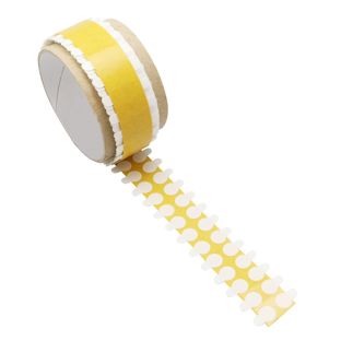 Pastilles adhésives double face en PET, adhérence forte/forte 10 mm | 1000 pcs