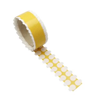 Pastilles adhésives double face en PET, adhérence forte/forte 25 mm | 1000 pcs