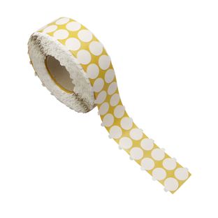 Pastilles adhésives double face en PET, adhérence forte/forte 25 mm | 5000 pcs