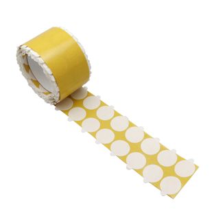 Pastilles adhésives double face en PET, adhérence forte/forte 30 mm | 1000 pcs