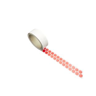 Gewebeklebepunkte, rot 15 mm | 1000 Stk
